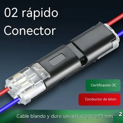 🏆【20/40 piezas】Conectores de cable sin soldadura: compatibles con tiras de LED y cables sólidos/multifilares de 18 a 22 AWG.
