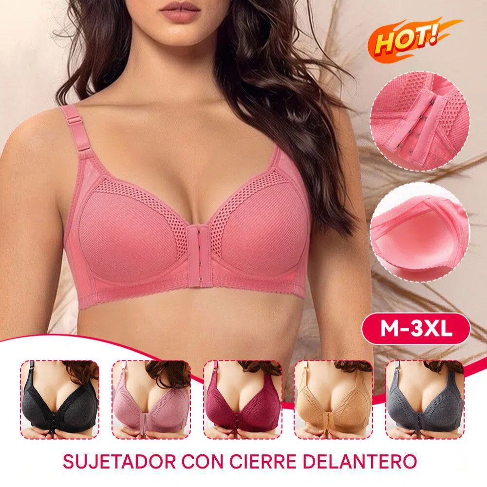 💥【Paquete de 3】Sujetador push-up de alta calidad, sin costuras, moderno y sexy, previene la flacidez