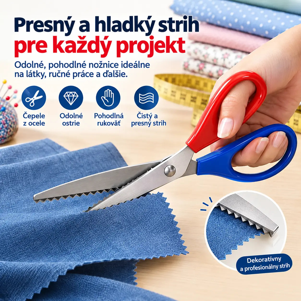 ✂️✨ Šicí a krajkové nůžky pro kutily 🧵💖 Přesné a snadné stříhání pokaždé, které vám pomůže vytvořit si vlastní mistrovská díla 🎀🌟
