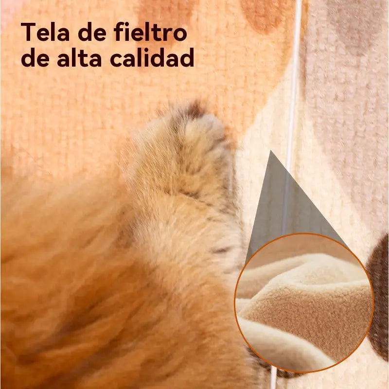 🏆【Producto más vendido】Rascador de pared para gatos, no requiere instalación, deja que tu gato libere sus emociones libremente.