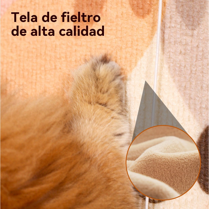🏆【Producto más vendido】Rascador de pared para gatos, no requiere instalación, deja que tu gato libere sus emociones libremente.