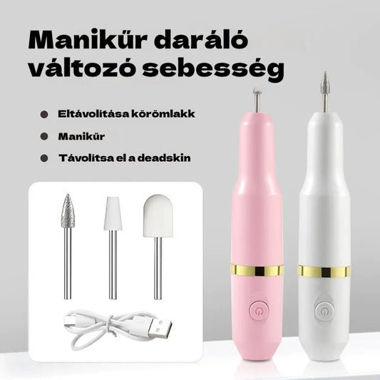 ✨💅Elektromos körömreszelő a körömlakk és az elhalt hámsejtek eltávolításához.
