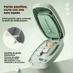 💊 ¡Ahorra un 50%! ✂️ Cortador de pastillas – Corte preciso, práctico para viajar y cuchilla segura ✨