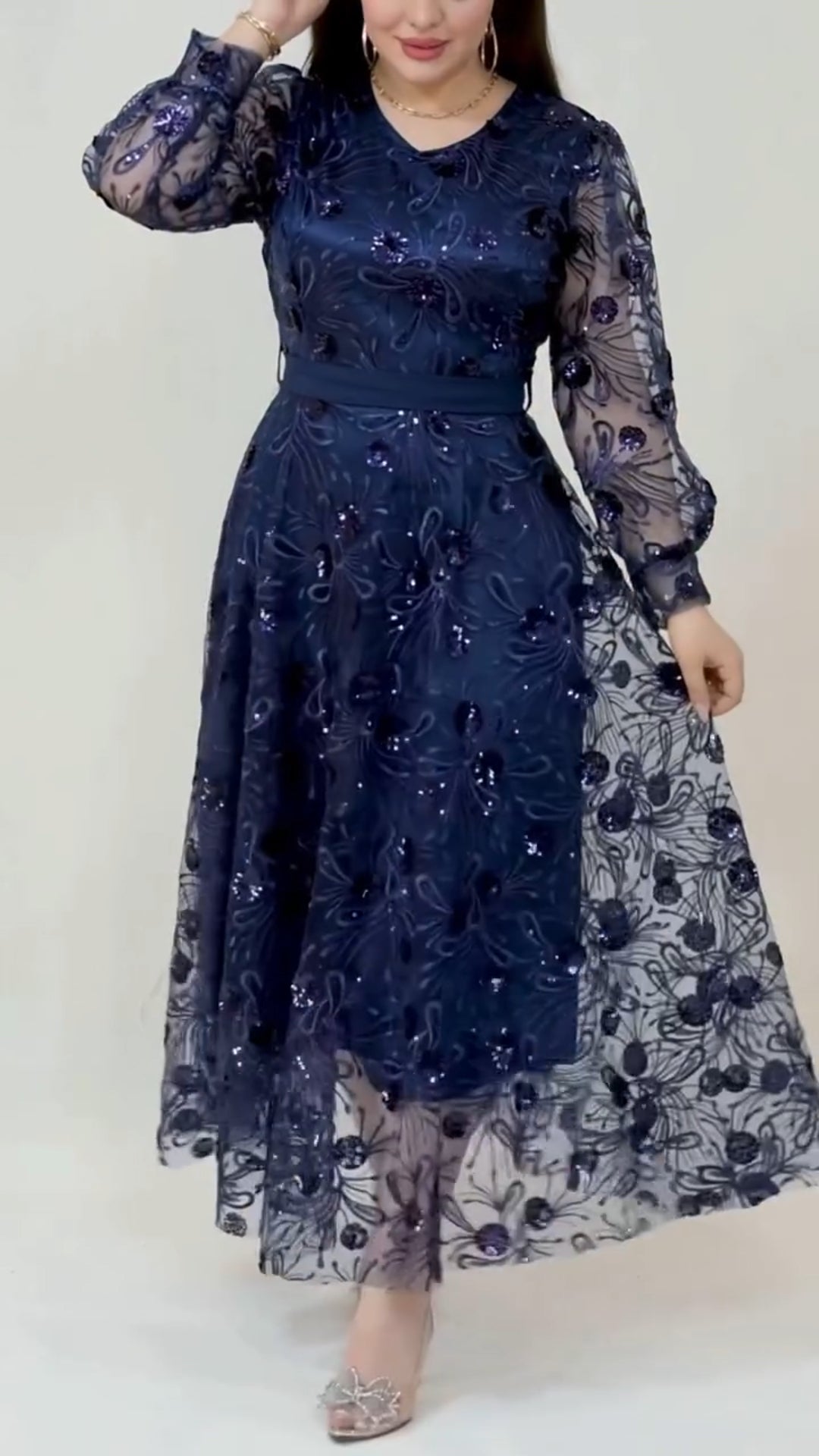 【S-5XL】Vestido de alta calidad, nuevo estilo, muy hermoso.