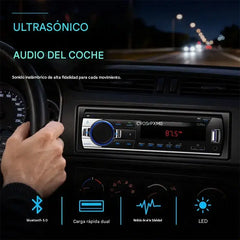 🎵 Radio para coche Bluetooth, sistema de audio para coche Supersonic: disfruta de un sonido inalámbrico de alta fidelidad en cada viaje.