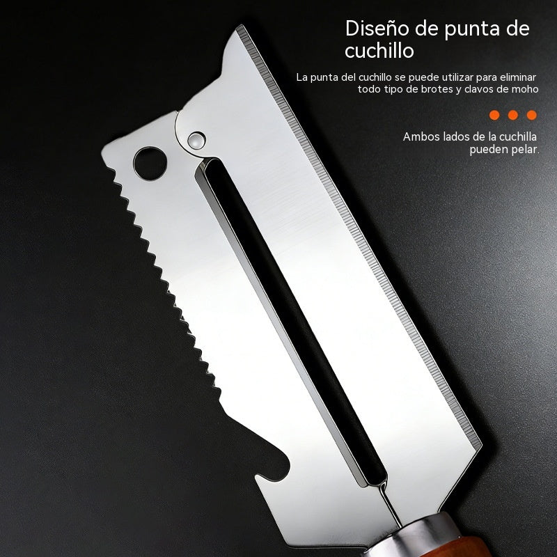 【30%OFF】💥Compra 1 y llévate 1 gratis💥🔪Pelador multifuncional de acero inoxidable🧅