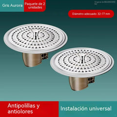 🎁【Compra uno y llévate otro gratis】✨Desagüe universal para suelo de baño, a prueba de olores, a prueba de insectos y evita el reflujo de malos olores.