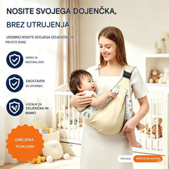 🎉 Prodanih več kot 50.000 enot! 👶 Zračna nosilka za dojenčke 4 v 1: omogoča nošenje dojenčka spredaj ali na hrbtu, obrnjenega navznoter ali navzven, udobna za dojenčke od 0 do 36 mesecev. 💞✨