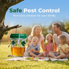 🐝☀️ Trampa solar para avispas para patios y jardines 🔋🌿 – Altamente eficiente, recargable, resistente a la intemperie, cubre hasta 500 metros cuadrados.