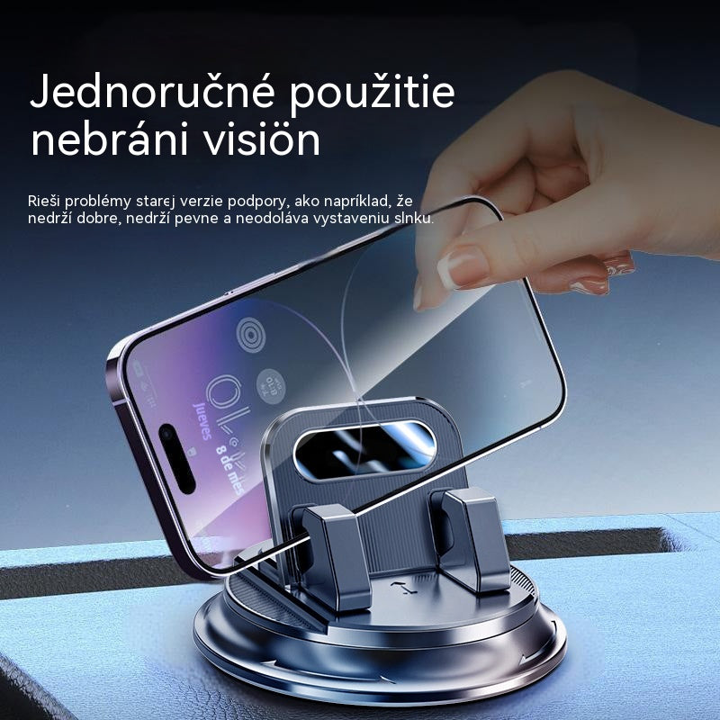 🎯 50% ZĽAVA NA VŠETKO! Otočný držiak na telefón – bezpečné upevnenie na palubnú dosku, guma s vysokou priľnavosťou 🧭🔄 【Zaručená kvalita】