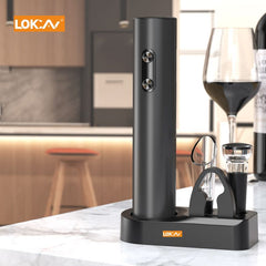 🍷🍷Juego de abridor eléctrico de botellas de vino tinto
