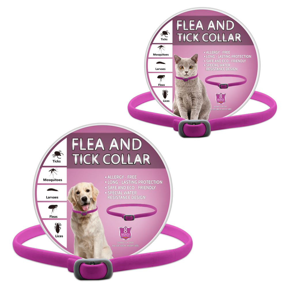 🥳💞 ¡Más de 50.000 unidades vendidas! 🌿 Collar para mascotas con aceites esenciales naturales: proporciona hasta 8 meses de protección. Libre de químicos irritantes. ¡Seguro para gatos y perros! 🐾✨