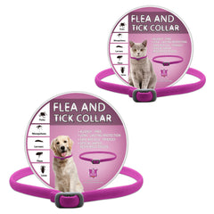 🥳💞 ¡Más de 50.000 unidades vendidas! 🌿 Collar para mascotas con aceites esenciales naturales: proporciona hasta 8 meses de protección. Libre de químicos irritantes. ¡Seguro para gatos y perros! 🐾✨