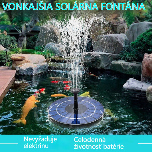 💥【13cm】Vonkajšia solárna fontána