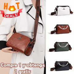 🔥👜Bolso de cuero suave de gran capacidad, bolso de hombro para mujer