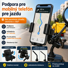 🚴 Držák telefonu na motorku s bezpečným úchopem