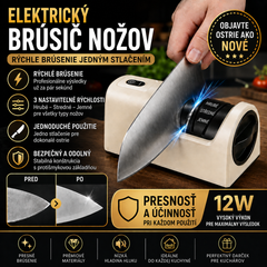 ⏳ Časovo obmedzená 40% zľava! 🔪 Multifunkčný akumulátorový elektrický brúsnik na nože, nabíjateľný ✨