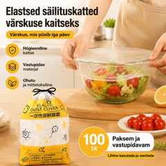 🔥【100 tk】Toidukvaliteediga ühekordne värskusekaitse kaas
