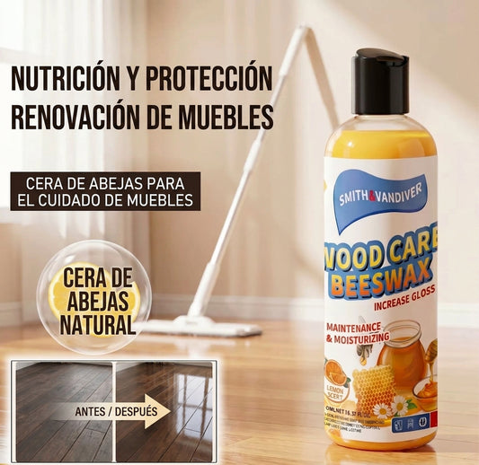 🌿 Spray Abrillantador con Cera de Abeja para Madera ✨ Restaura el Brillo y Protege tus Suelos y Muebles