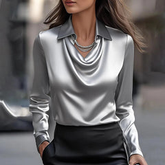 【S-3XL】✨【40-100 kg】Nuevo top de seda helada de moda para mujer 2026, cómodo y refrescante