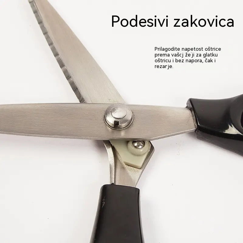 🔥📢 SADA 50% POPUSTA!✂️Nazubljene škare od nehrđajućeg čelika