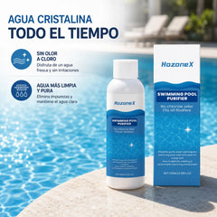 ⏰💦Compra 1 y recibe 1 gratis（2 botella）🏊‍♂️ Líquido Clarificador para Piscinas – Agua Transparente en Horas, Sin Esfuerzo ✨