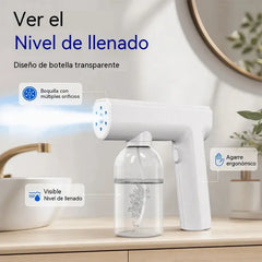 🐕⏰ Pistola pulverizadora desinfectante de luz azul portátil