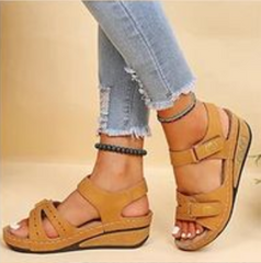 🔥Sandalias de cuña informales de verano con suela gruesa