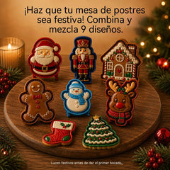 🎄 Moldes para pasteles con temática navideña: disponibles en una variedad de diseños.