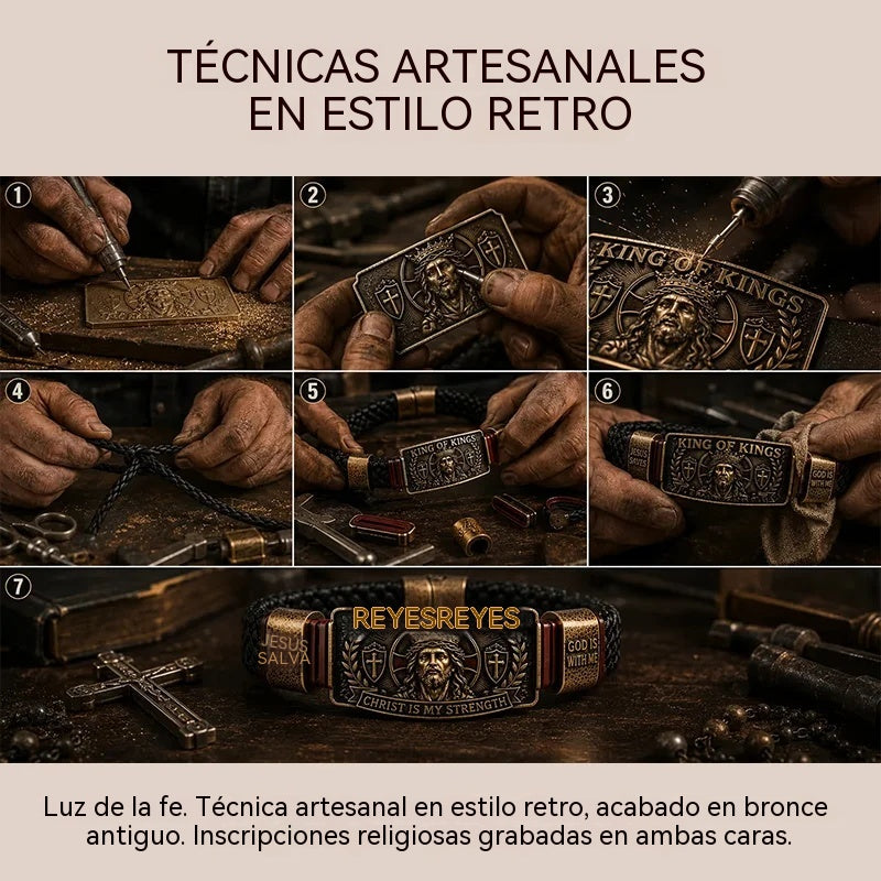 ✨Pulsera cristiana ajustable, un recordatorio constante para mantener la fe y la esperanza.