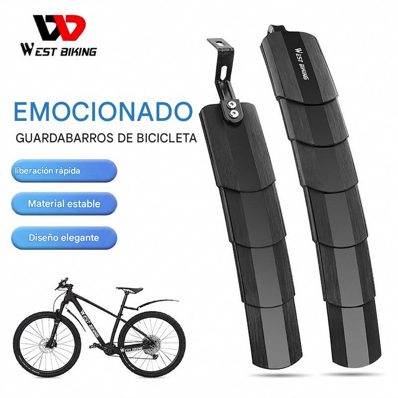 🚴‍♂️🌧️✨Juego de guardabarros retráctiles y ajustables para bicicleta