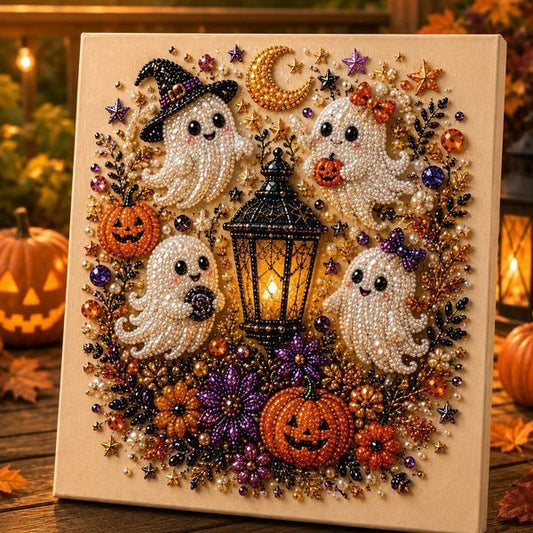 👻✨ Kit de manualidades de arte con perlas para Halloween: transforma pequeñas perlas en magia espeluznante y adorable.