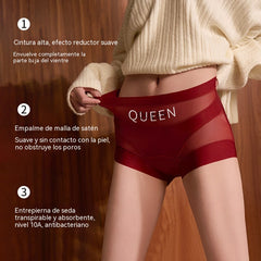 🔥🩲【Juego de 6 piezas】30 euro - Ropa interior antibacteriana de cintura alta para controlar la grasa abdominal