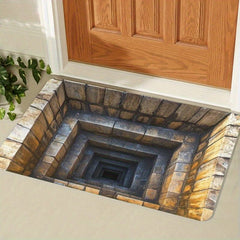 🔥【Compra 1 y llévate 1 gratis】✨Felpudo con ilusión óptica 3D，Suela de goma antideslizante【40*60cm】