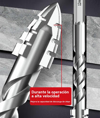 🥇【3+4+5+6+8+10+12mm】Broca excéntrica de acero de tungsteno superduro de séptima generación con borde dentado