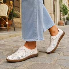 🌸【35-42】👡 Sandalia con recortes para mujer – Ligera, transpirable y con tacón bajo🌬️