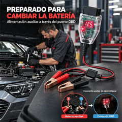 🔋🛠️ OBD Herramienta para Cambio de Batería de Coche | Detector de Fugas de Corriente con Pantalla Digital ⚡