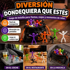 🔮 Mini Imán Figuras de Palitos – Juguete Antiestrés Magnético, Adorno para Nevera, Colorido y Divertido 🧲