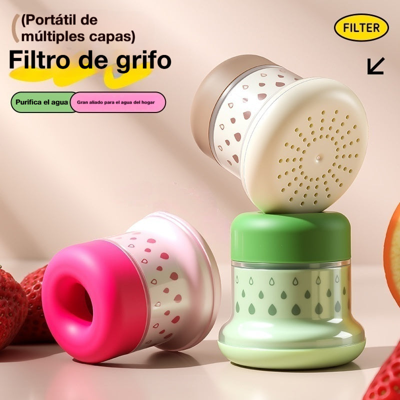 🔥Compre 1 y obtenga 2 gratis（3 piezas-3 colores）🍄🚰Filtro de grifo con forma de hongo