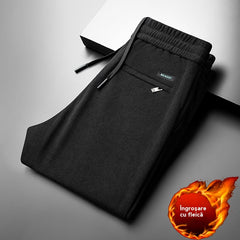 👖【L-5XL】Terciopelo de otoño e invierno más pantalones deportivos de terciopelo para hombre, pantalones casuales sueltos