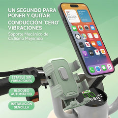 Soporte universal para teléfono para motocicletas, bicicletas eléctricas y bicicletas.