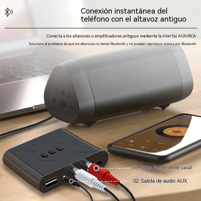 🎶📱 Receptor de música Bluetooth NFC, receptor de señal de altavoz