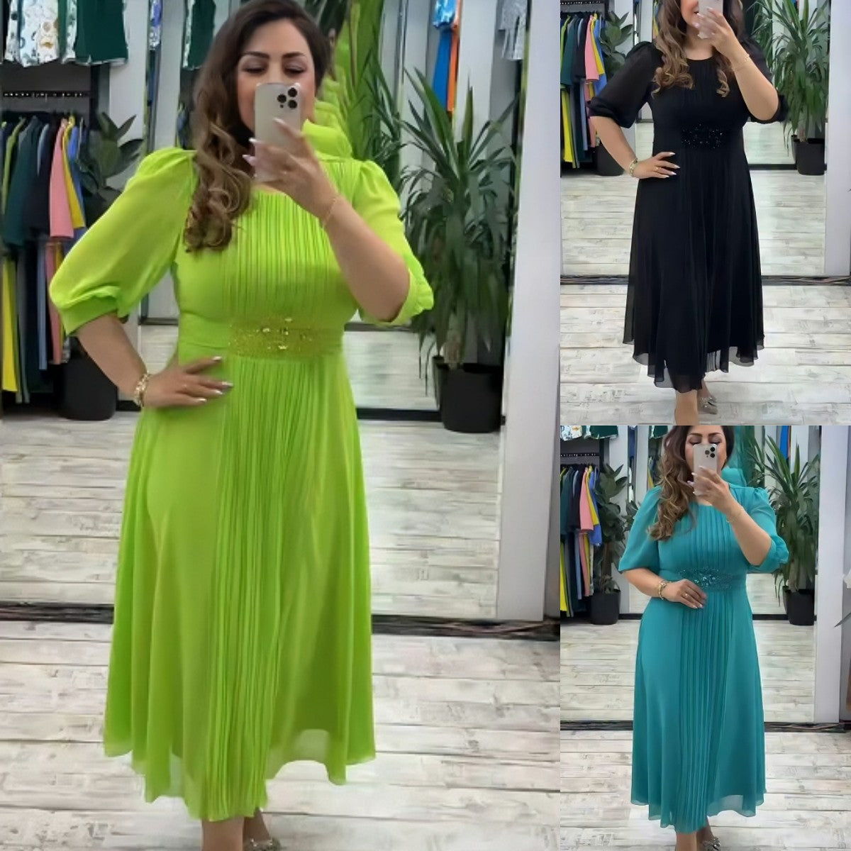 🏆【🔥Venta caliente】💥👗【S-5XL】Nuevo vestido de moda, diseño clásico, elegante y sencillo.