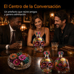 🔥🍷Botella de tequila de edición limitada del Día de los Muertos🎁