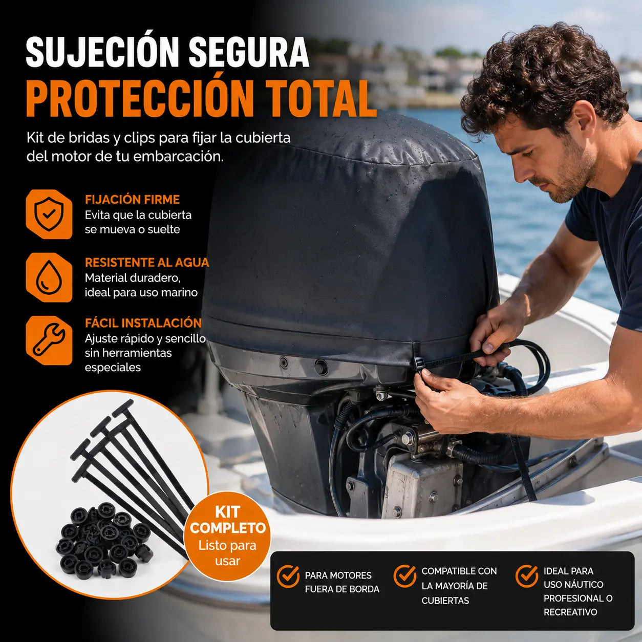 🔧🚗【70 piezas】Hebilla universal para bridas de nailon multifuncionales