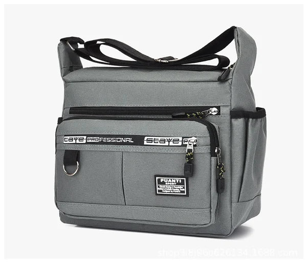 🔥🎒Bolso casual para hombre de gran capacidad, ligero e impermeable