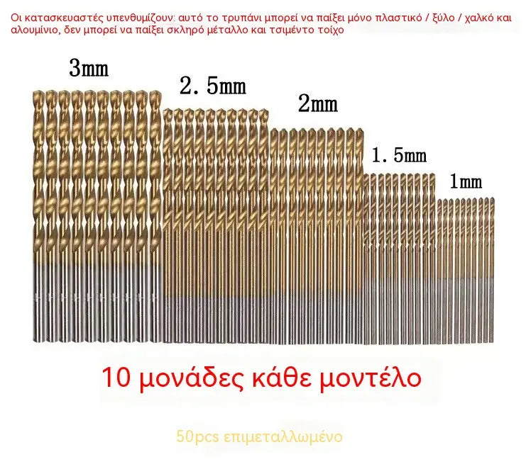 🏭⚒️ Broca con revestimiento de titanio, perforación duradera en madera, metal y plástico, ideal para proyectos de bricolaje profesionales ✨