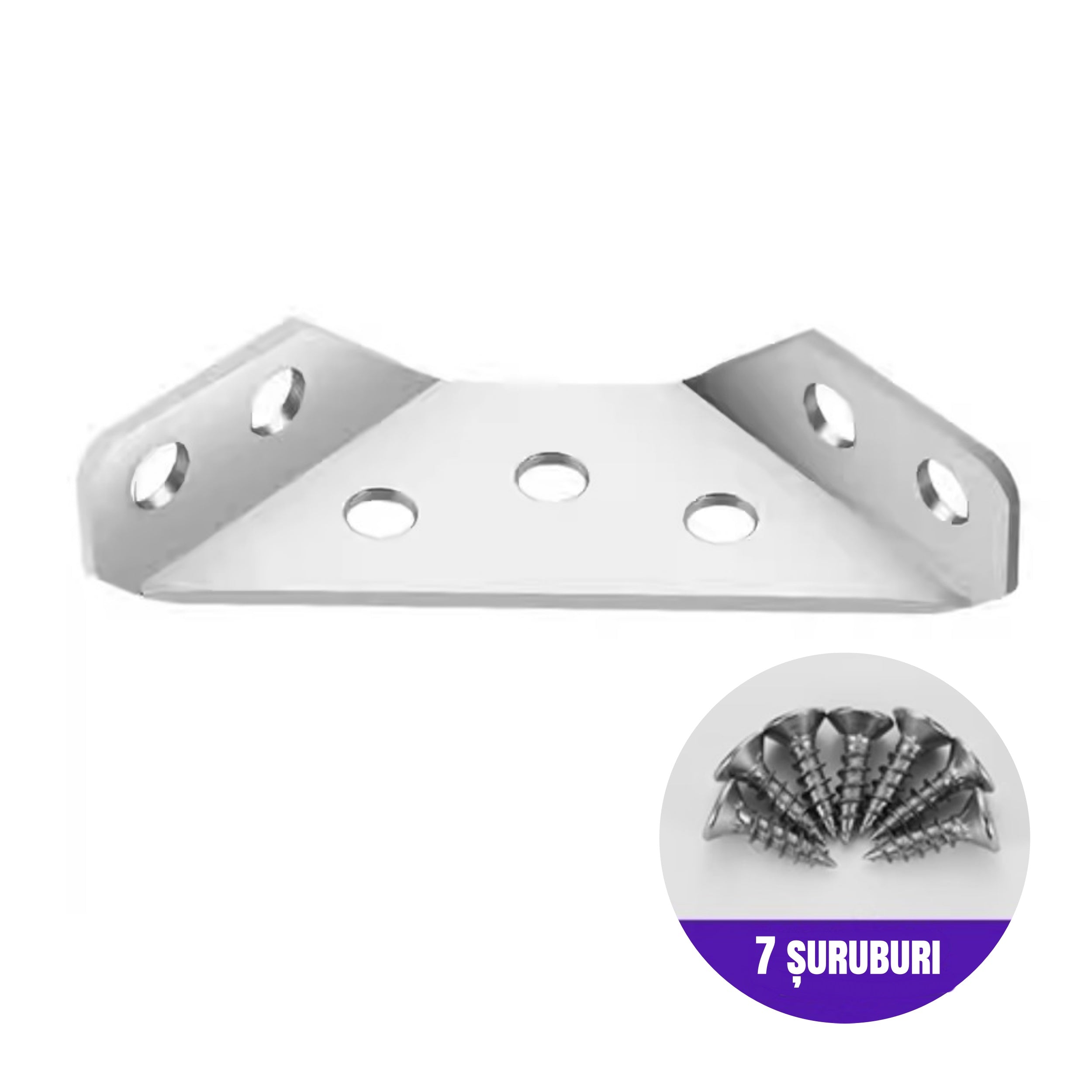 🔩【12 soportes + 84 tornillos】✨Soportes de fijación de acero inoxidable reforzado, bordes y esquinas reforzados, conectores de muebles de 90°