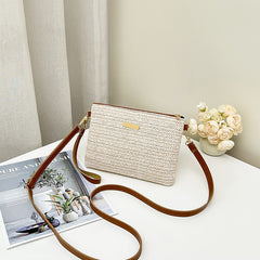⏳Oferta por tiempo limitado⏰Bolso de hombro y cartera de mano de paja trenzada para mujer👜