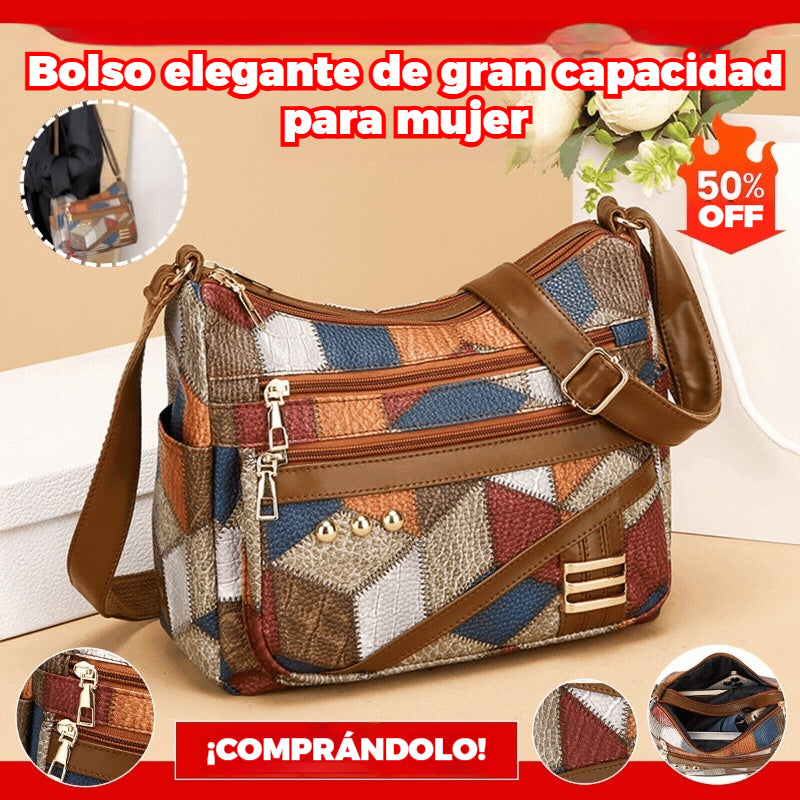 👜🔥🔥Bolso de hombro a juego de color de cuero suave de PU de nueva moda